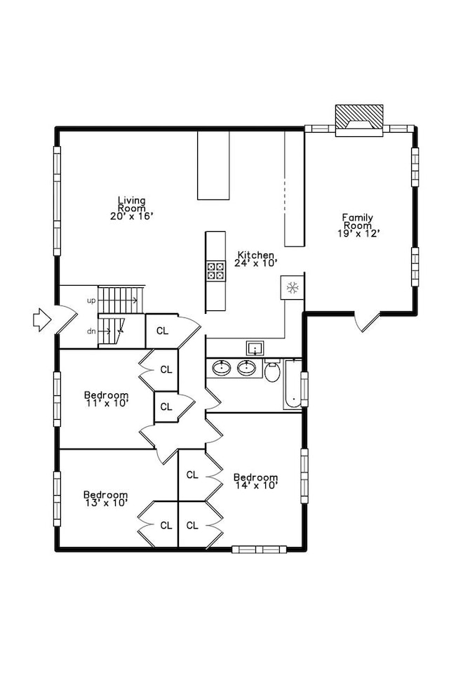 floor plan / room layout