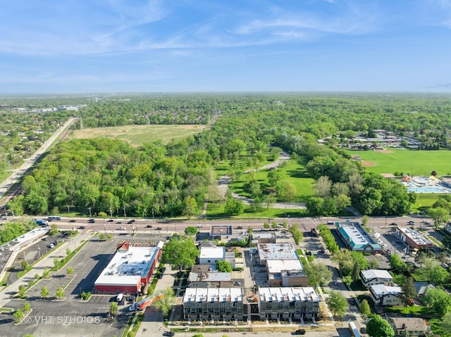 6330 Hennings Ct, Morton Grove, IL 60053 - aerial view of property's location featuring a forest