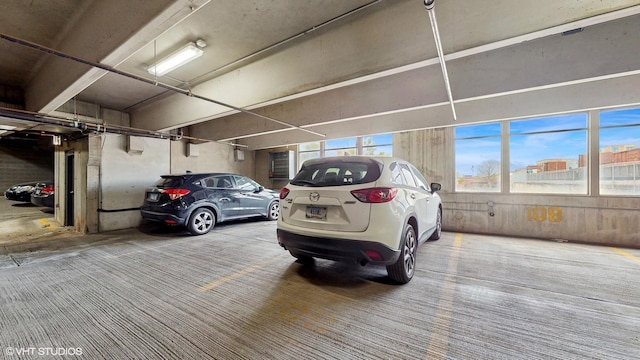 view of parking deck