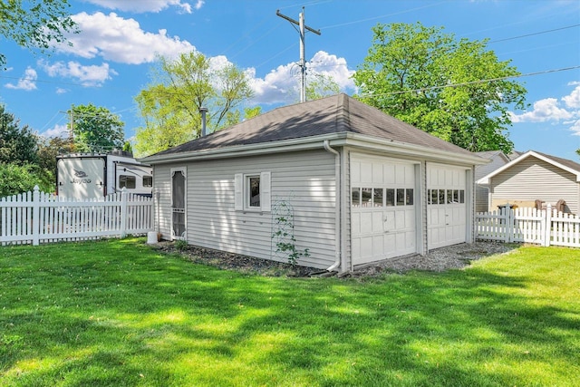 123 E 14th St, Gibson City, IL 60936 - view of detached garage