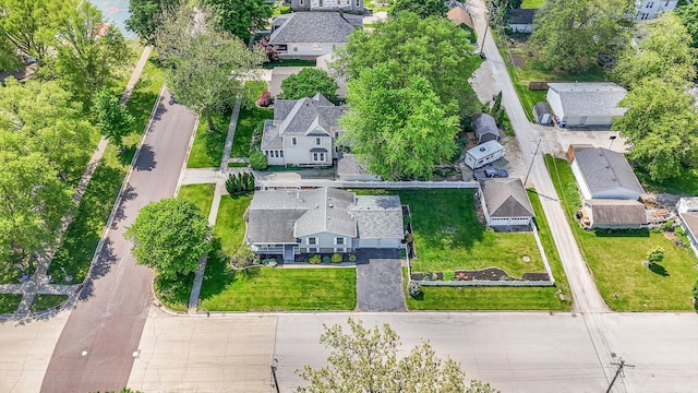 123 E 14th St, Gibson City, IL 60936 - aerial perspective of suburban area