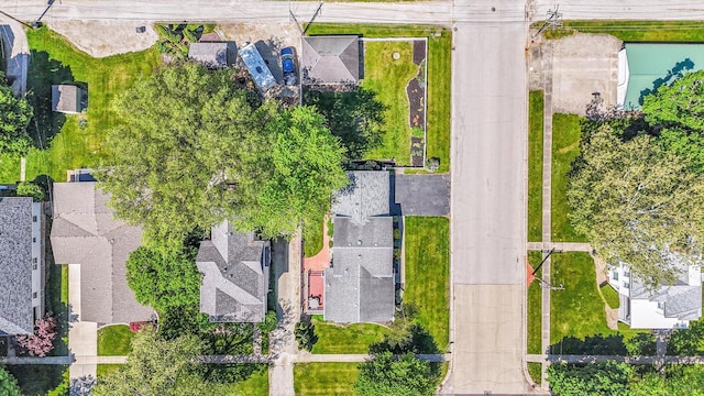 123 E 14th St, Gibson City, IL 60936 - aerial perspective of suburban area