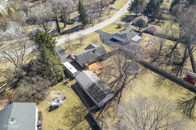 aerial overview of property's location