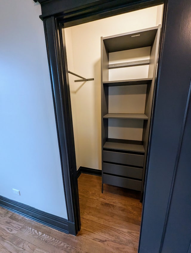 7411 S Champlain Ave, Chicago, IL 60619 - walk in closet with wood finished floors