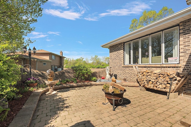 1042 Catalpa Ct, Beecher, IL 60401 - view of patio with fence