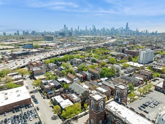 1855 N Hermitage Ave, Chicago, IL 60622 - aerial view of skyline