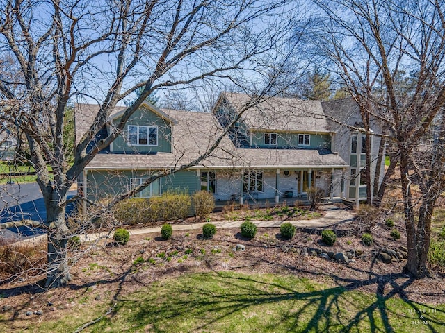 4302 Fox Creek Dr, Crystal Lake, IL 60012 - view of front facade with a porch