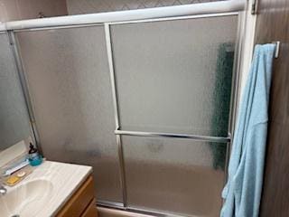 75 6th Ave Unit 209, La Grange, IL 60525 - full bath with vanity and shower / bath combination with glass door