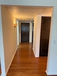 75 6th Ave Unit 209, La Grange, IL 60525 - hall with wood finished floors and baseboards