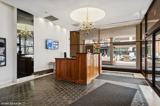 6171 N Sheridan Rd Unit 2704, Chicago, IL 60660 - reception featuring a chandelier