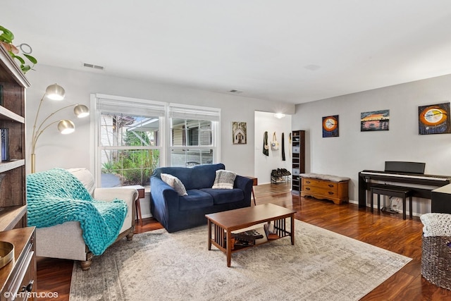 1313 S Elizabeth St, Lombard, IL 60148 - living room with wood finished floors