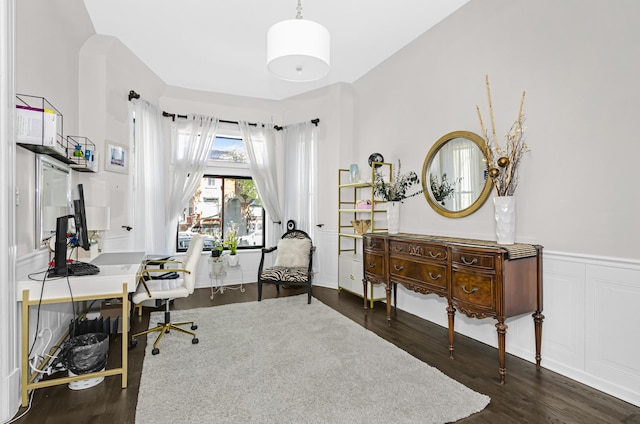 4738 S Champlain Ave, Chicago, IL 60615 - home office with wood finished floors