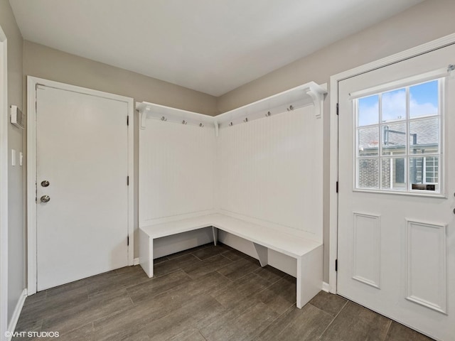 720 Ruskin Dr, Elk Grove Village, IL 60007 - mudroom featuring dark wood-type flooring