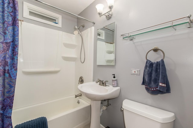 4000 Elm St, Downers Grove, IL 60515 - full bathroom featuring toilet and shower / tub combo