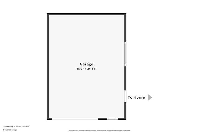 17725 Henry St, Lansing, IL 60438 - property floor plan