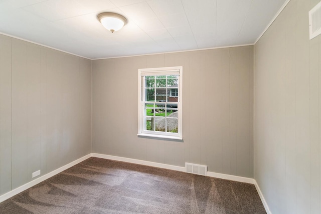 17725 Henry St, Lansing, IL 60438 - unfurnished room with carpet flooring, baseboards, and crown molding