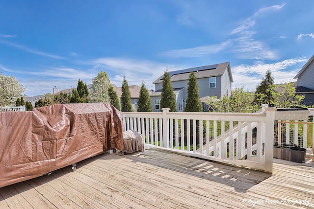3123 Concord Ln, Wadsworth, IL 60083 - view of wooden deck