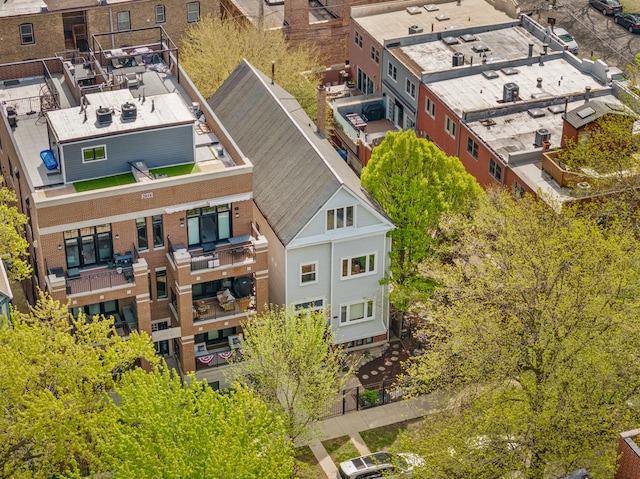 3809 N Kenmore Ave, Chicago, IL 60613 - view from above of property
