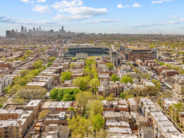 3809 N Kenmore Ave, Chicago, IL 60613 - drone / aerial view of a skyline view