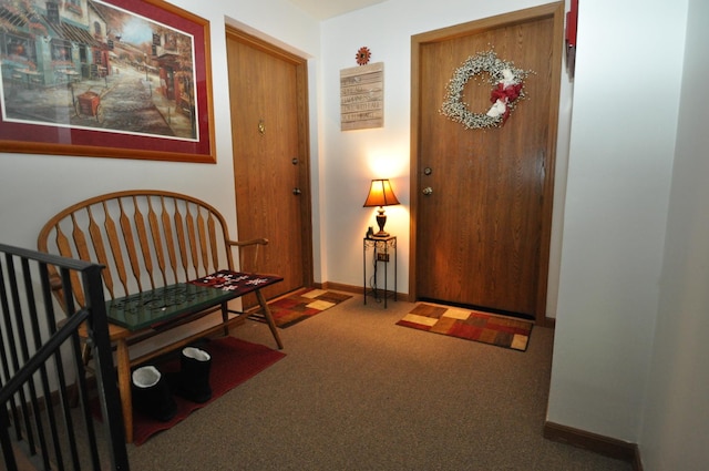 815 Meadow Rdg Unit 2, New Lenox, IL 60451 - entrance foyer featuring carpet and baseboards