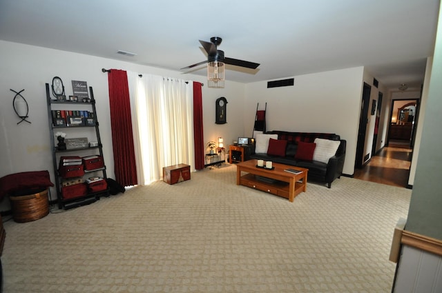815 Meadow Rdg Unit 2, New Lenox, IL 60451 - living area with a ceiling fan