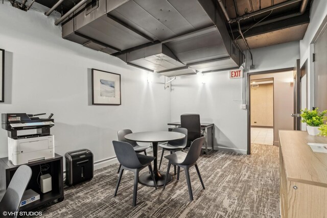 30 E Huron St Unit 1110, Chicago, IL 60611 - dining space with baseboards