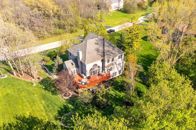 view of subject property