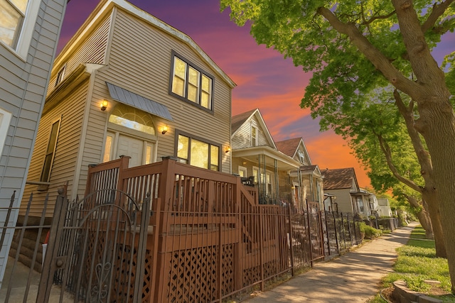 5127 S Artesian Ave, Chicago, IL 60632 - back of property featuring a wooden deck and stairs