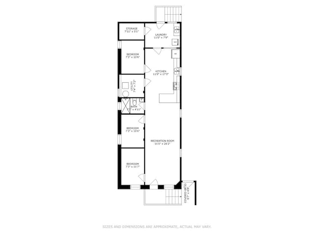 5127 S Artesian Ave, Chicago, IL 60632 - view of room layout