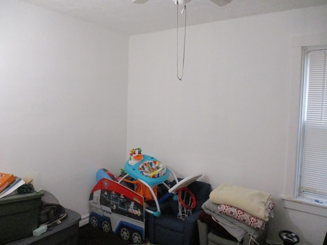 1525 Gunderson Ave, Berwyn, IL 60402 - playroom featuring a ceiling fan