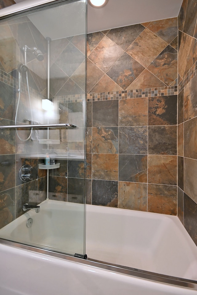 741 E Division St, Lombard, IL 60148 - full bath with shower / bath combination with glass door