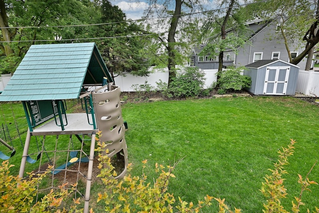 741 E Division St, Lombard, IL 60148 - view of yard featuring a playground
