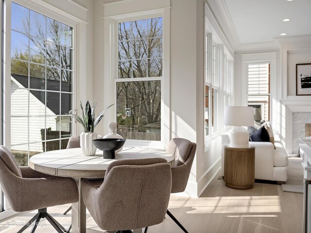 228 S Adams St, Hinsdale, IL 60521 - sunroom featuring healthy amount of natural light