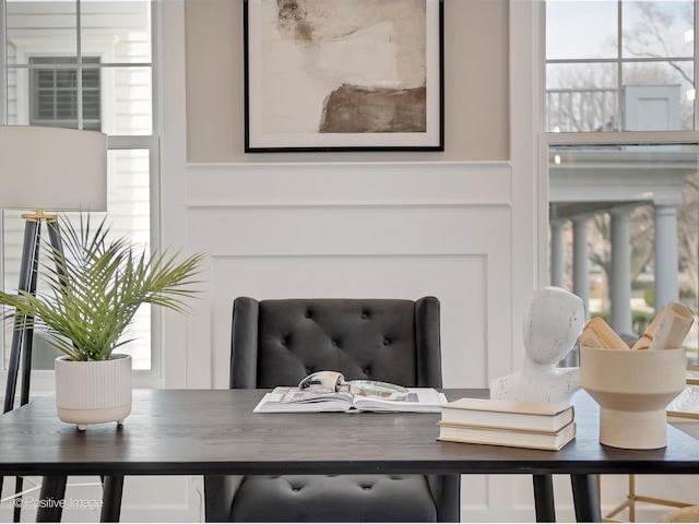 228 S Adams St, Hinsdale, IL 60521 - office view of a decorative wall
