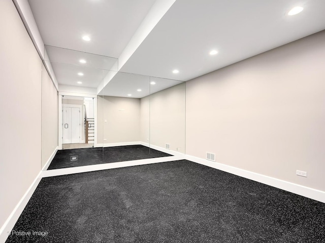 228 S Adams St, Hinsdale, IL 60521 - empty room featuring baseboards and recessed lighting