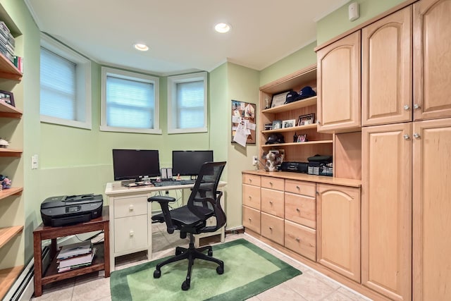 2153 N Sedgwick St, Chicago, IL 60614 - office space featuring recessed lighting and light tile patterned flooring