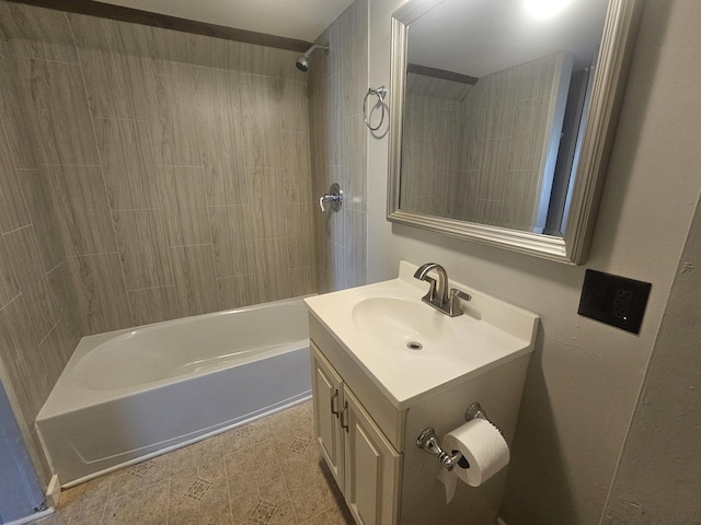 442 Hickory Pl, Elgin, IL 60120 - full bathroom featuring vanity and shower / washtub combination