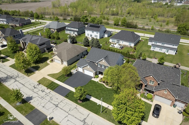 16436 S Mueller Cir, Plainfield, IL 60586 - aerial perspective of suburban area