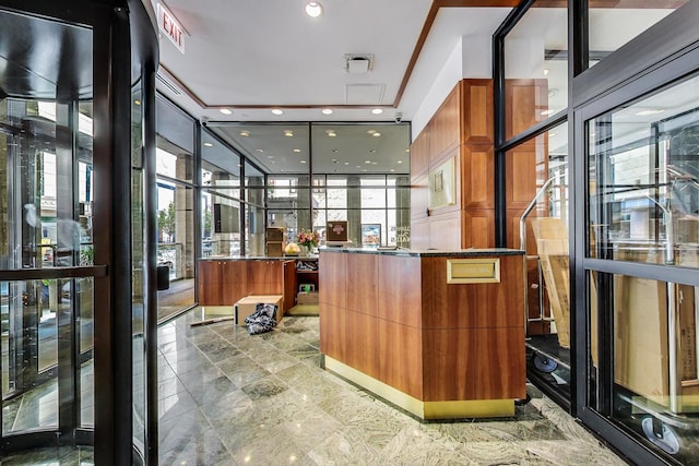 100 E Walton St Unit 25F, Chicago, IL 60611 - reception area featuring recessed lighting