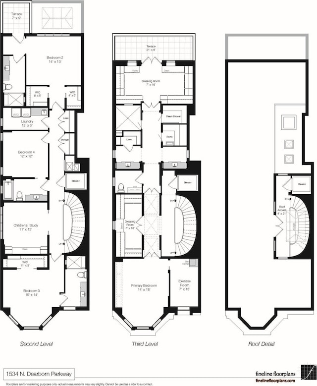 1534 N Dearborn Pkwy, Chicago, IL 60610 - property floor plan