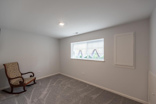 189 Lakeshore Dr, Oswego, IL 60543 - unfurnished room featuring dark carpet and baseboards