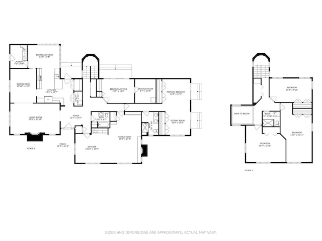 1414 N Ave, Bannockburn, IL 60015 - floor plan / room layout