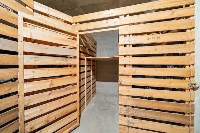 view of storage