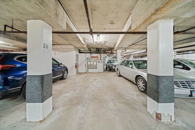 view of parking deck