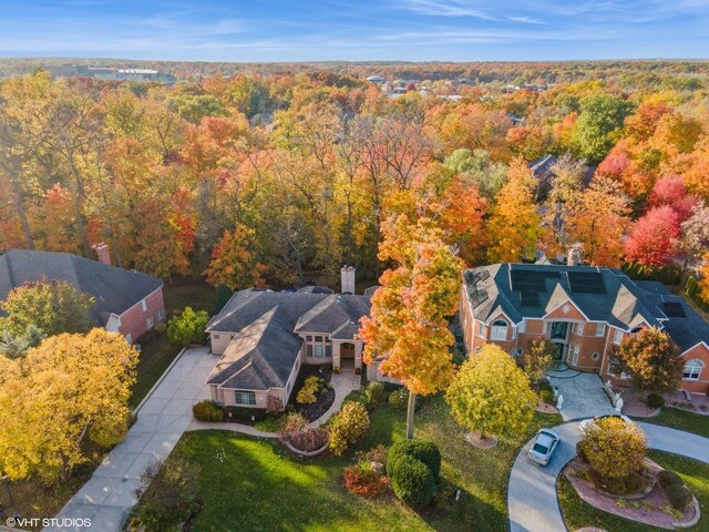 20662 Francisca Way, Frankfort, IL 60423 - aerial view of property and surrounding area with a heavily wooded area