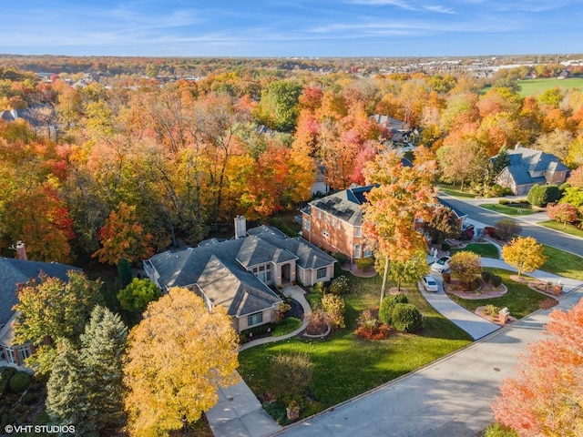 20662 Francisca Way, Frankfort, IL 60423 - aerial view of residential area featuring a heavily wooded area