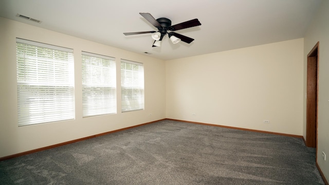 2620 Christie Dr, Algonquin, IL 60102 - unfurnished room featuring carpet, ceiling fan, and baseboards
