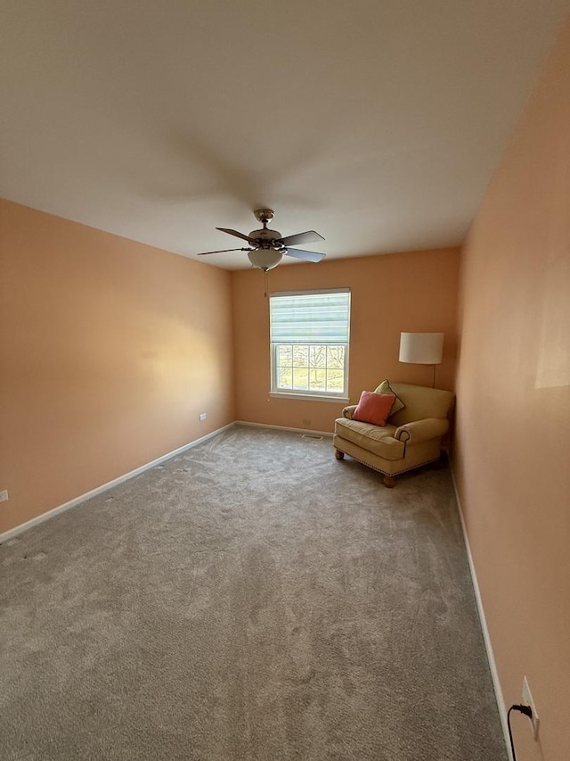 8223 170th St, Tinley Park, IL 60477 - unfurnished room featuring carpet flooring, baseboards, and ceiling fan