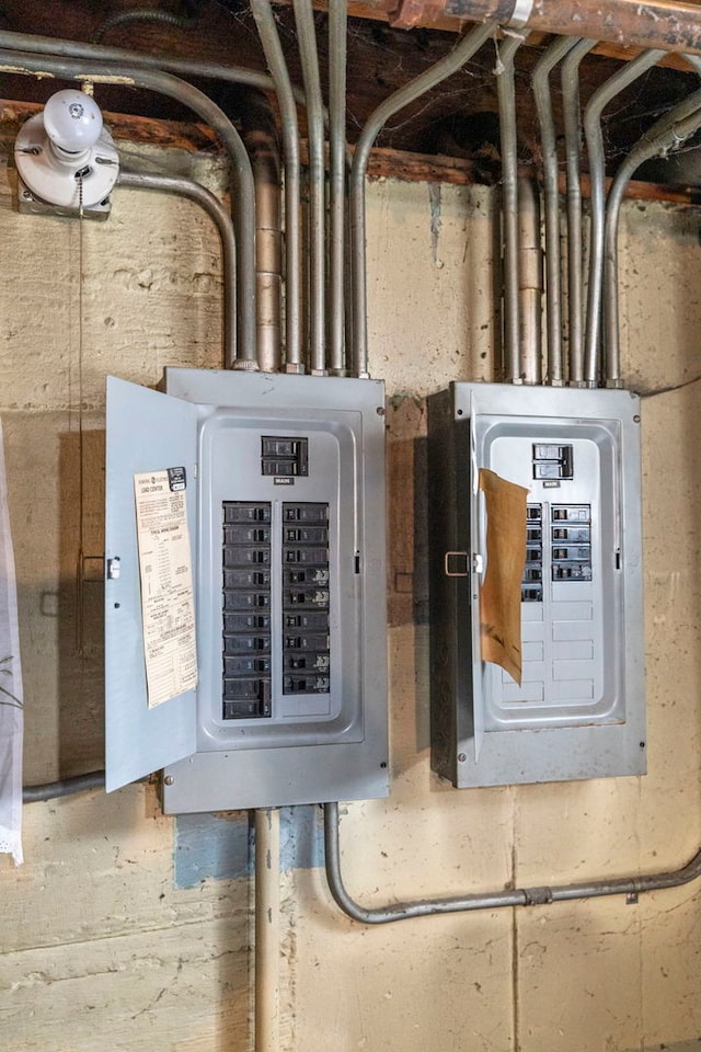 428 Julia St, Lemont, IL 60439 - utility room featuring electric panel