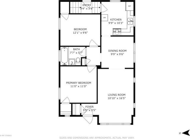 6119 S Melvina Ave, Chicago, IL 60638 - view of room layout